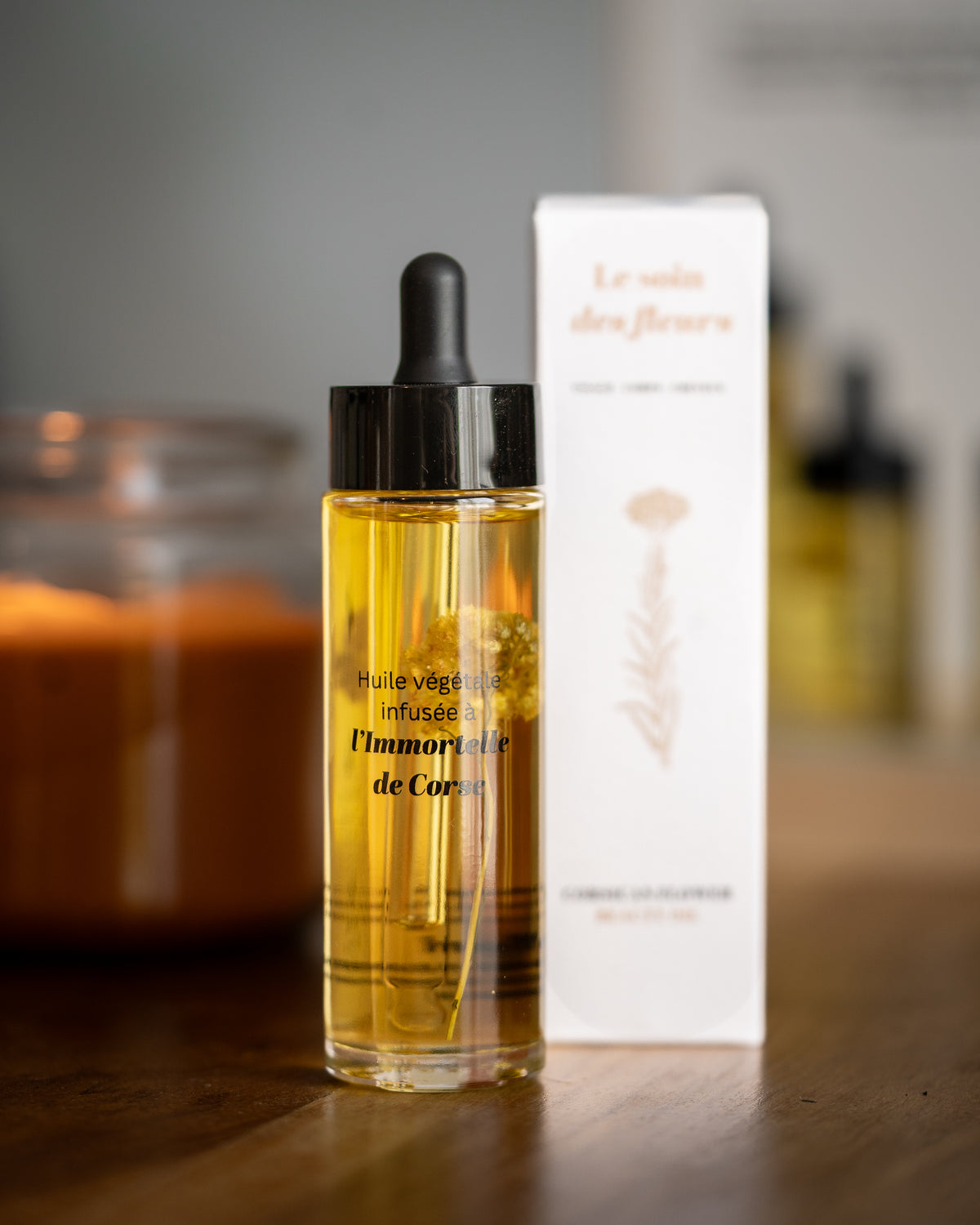 Huile Immortelle Corse Bio | Huile précieuse visage, corps & cheveux